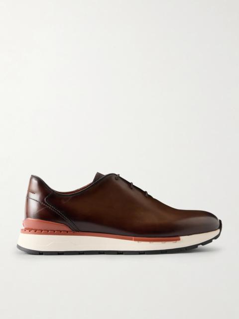 Berluti Fast Track Full-Grain Venezia Softy Leather Sneakers