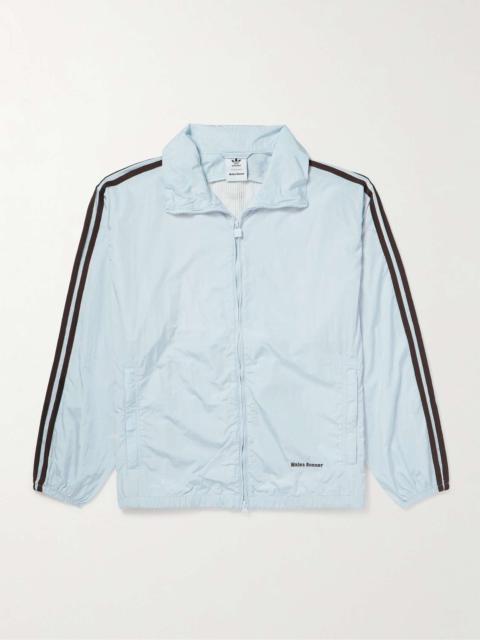 adidas Originals + Wales Bonner Striped Crochet-Trimmed Recycled-Shell Track Jacket