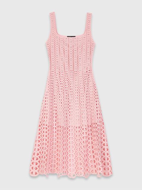 chinese dress ladies Dégradé Crochet-knit Cotton Midi Dress main image 1