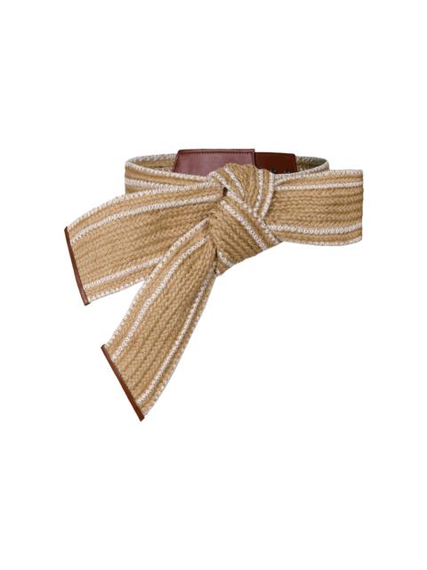 Johanna Ortiz Wind Whisper Tie-Front Belt neutral