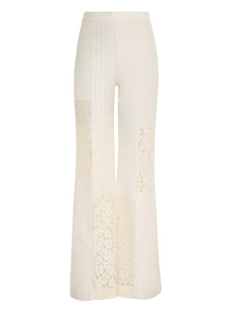 Zimmermann LUMINOSITY PATCH LACE PANT
