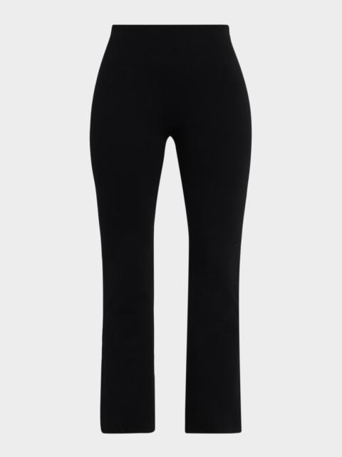 AKRIS Cindy Jersey Mid-Rise Crop Pants