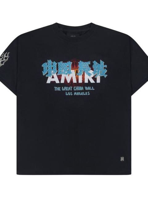 AMIRI T.G.C.W Vintage Crystal T-shirt "Black / Blue" EXMJT205 420
