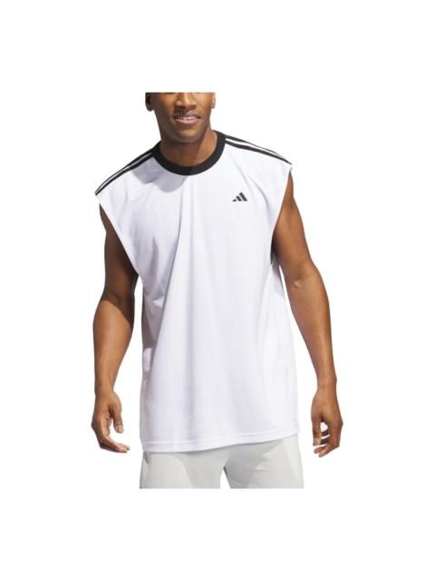 adidas adidas Basketball All World Vest 'White Black' JE9290