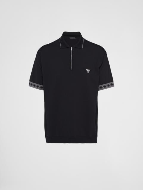 Prada Superfine wool polo shirt