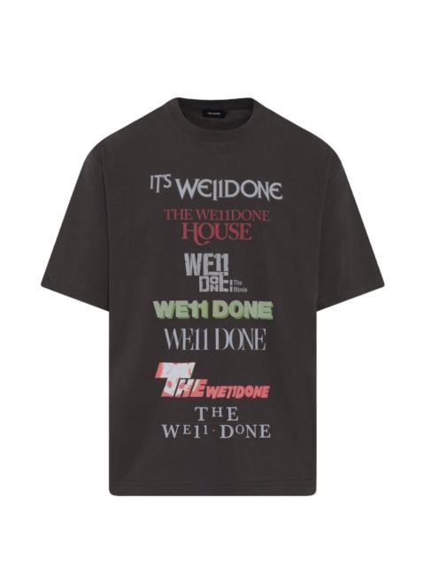 We11done graphic-logo T-shirt
