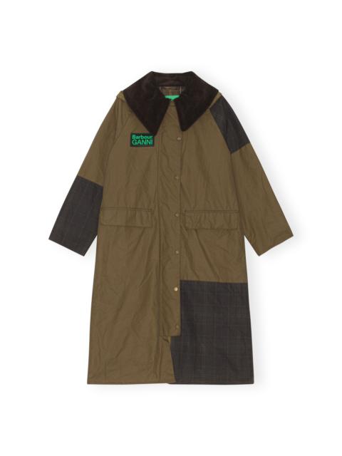 GANNI GANNI X BARBOUR BURGHLEY COAT