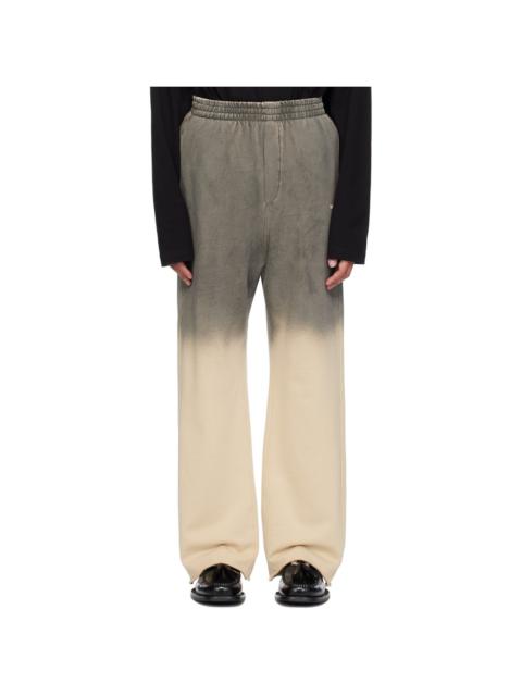 We11done Gray Gradation Sweatpants