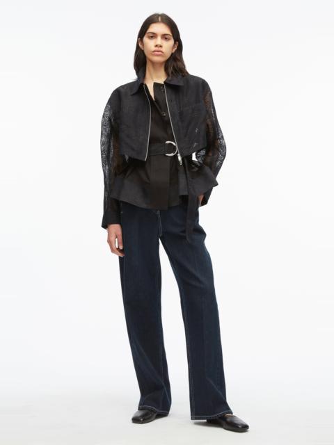 3.1 Phillip Lim Floral Organza Doubler Layer Jacket