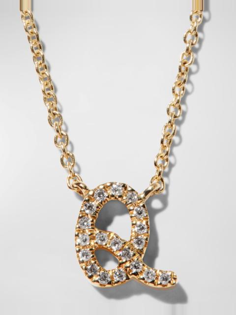 SYDNEY EVAN Diamond Initial Pendant Necklace