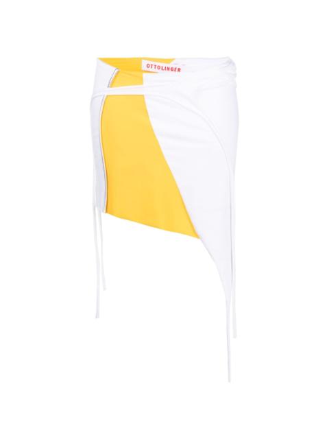 OTTOLINGER colour-block panelled miniskirt