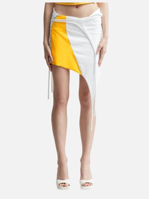 OTTOLINGER colour-block panelled miniskirt