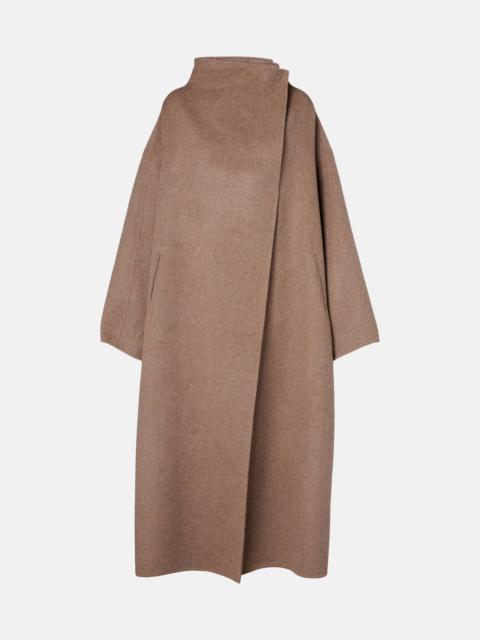 The Frankie Shop Leroy wool-blend wrap coat