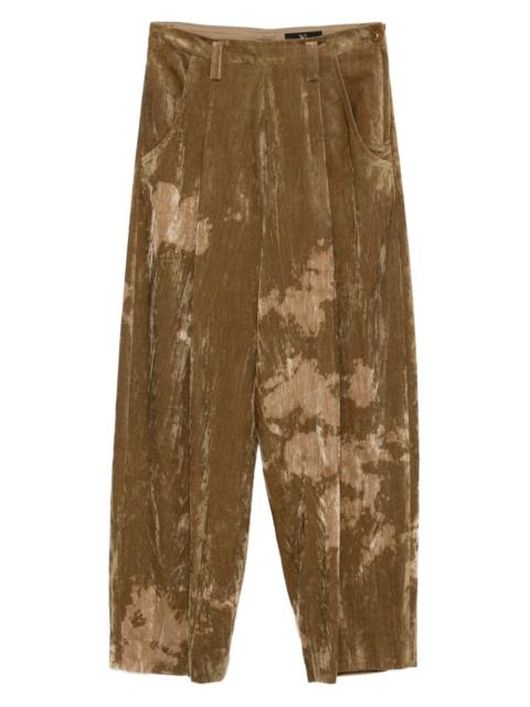 Y's discharge-printed trousers