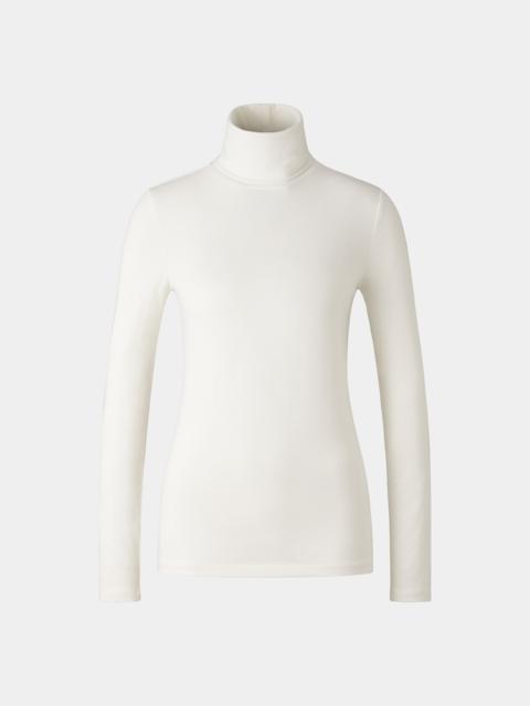 BOGNER Katinka Long-sleeved turtleneck in Off-white