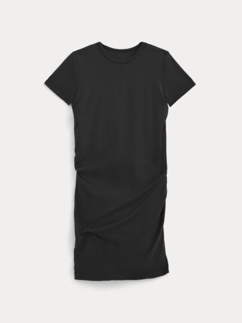 EVERLANE TWISTED SHORT-SLEEVE CREW DRESS
