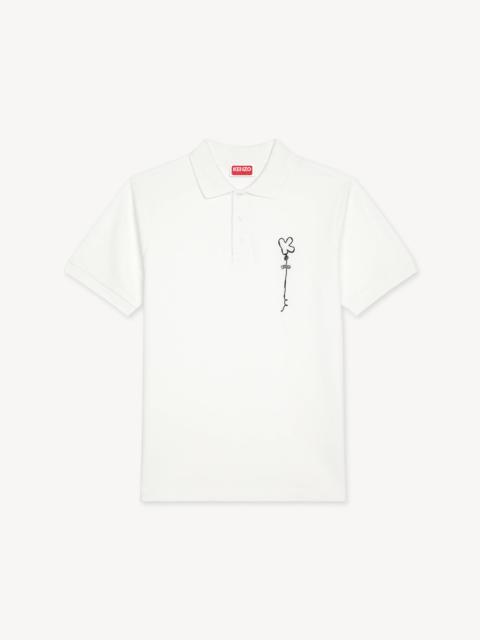 KENZO 'KENZO Balloons' slim polo in cotton