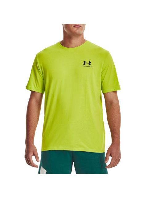 Under Armour Sportstyle Left Chest Short-Sleeve T-Shirt "Velocity / Black" 1326799 324