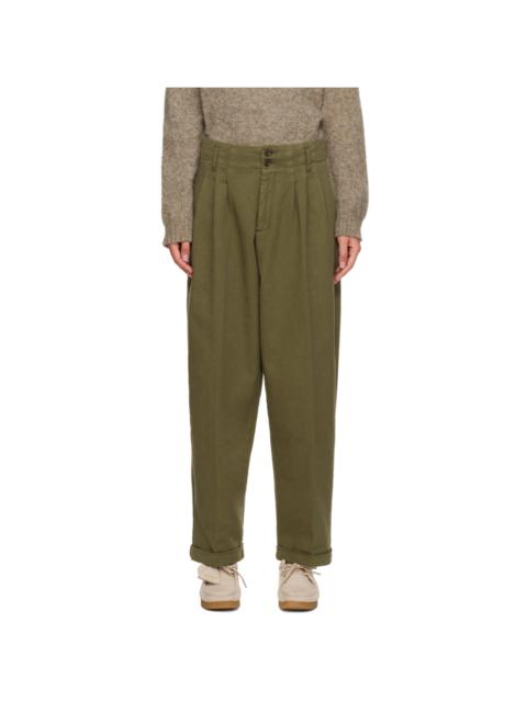 YMC Khaki Keaton Trousers