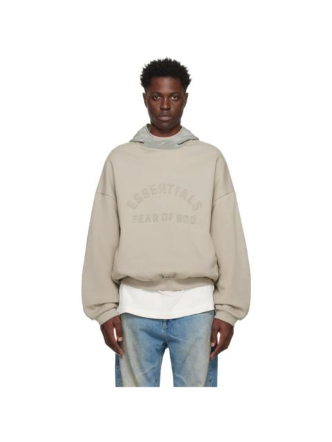 ESSENTIALS Gray Bonded Hoodie