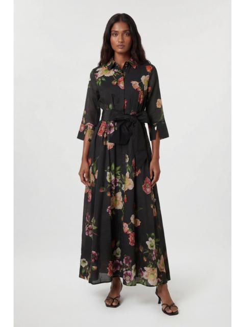 KAREN MILLEN Floral Woven Shirt Dress