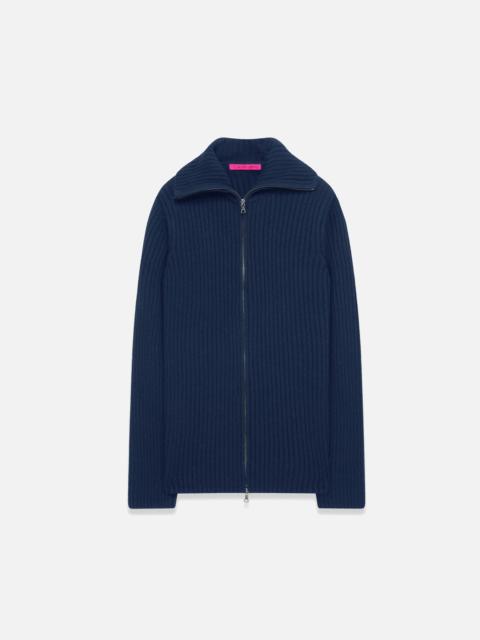 MARTHA RIB FULL ZIP CARDIGAN