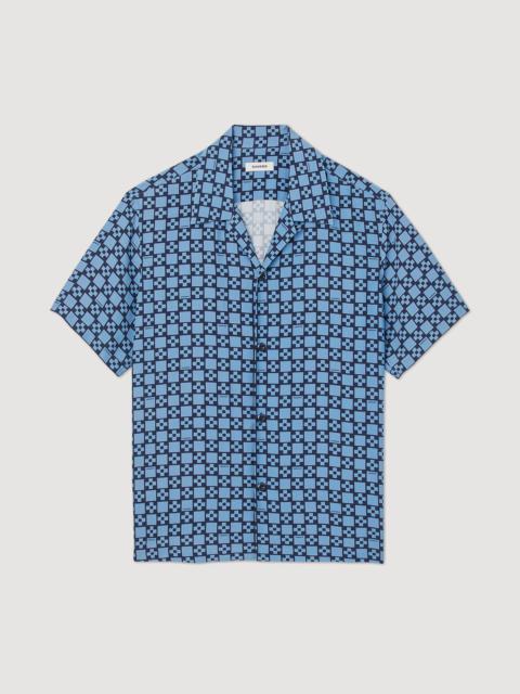 Sandro Flowing short-sleeved shirt