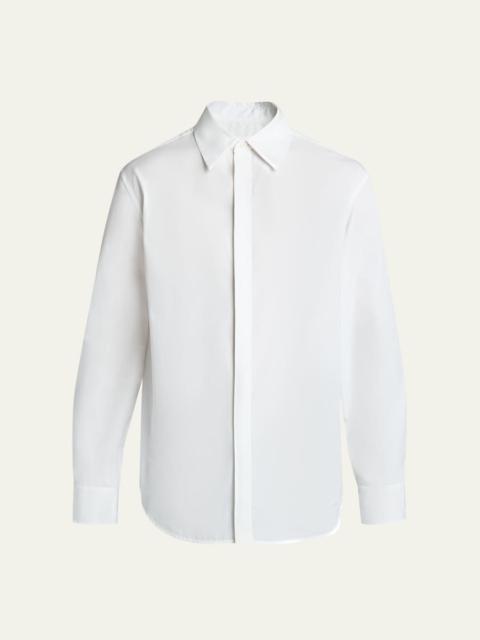 Jil Sander Men's Concealed-Placket Cotton Sport Shirt