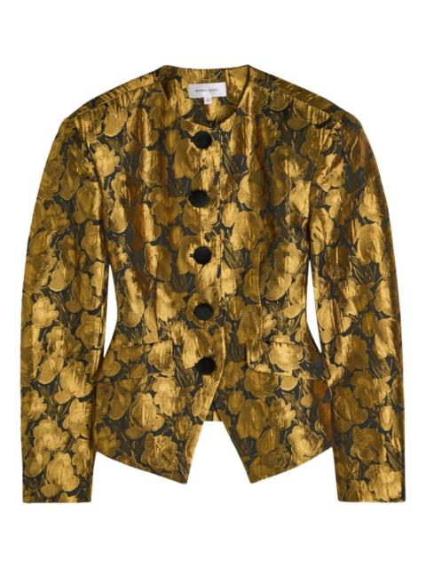 RONNY KOBO floral-print button jacket