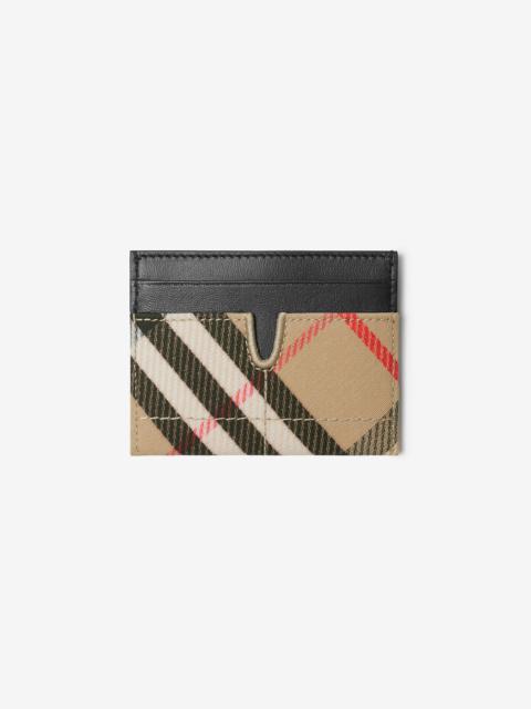 Burberry Check Snip Card Case