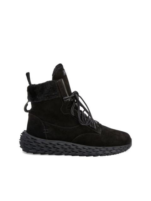 Giuseppe Zanotti Urchin lace-up shearling sneakers