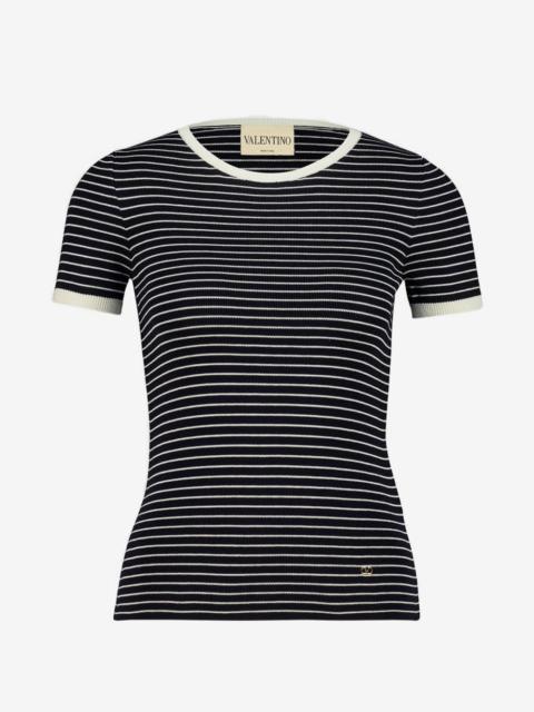 Valentino VLogo Signature striped T-shirt
