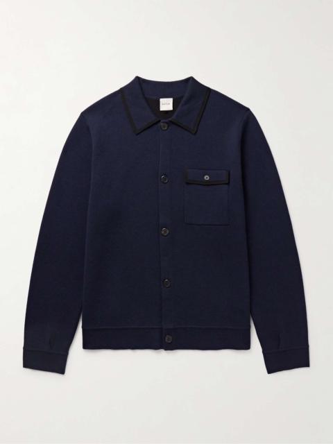 Paul Smith Stretch Merino Wool and Cotton-Blend Overshirt