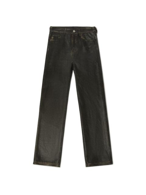 Heron Preston Distressed Leather Reg Pants
