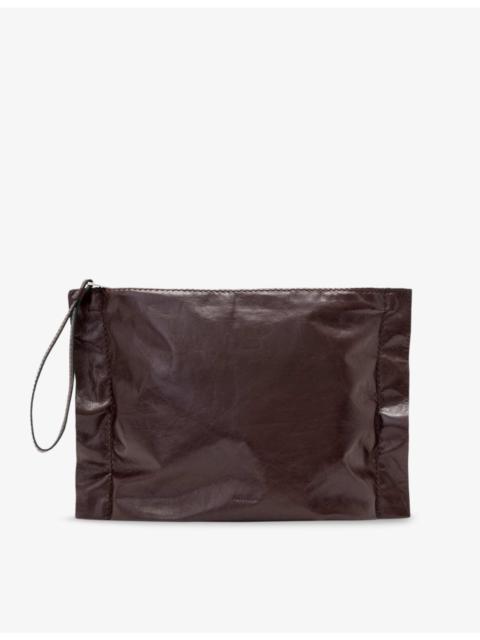 ALLSAINTS Lutece Leather Pouch