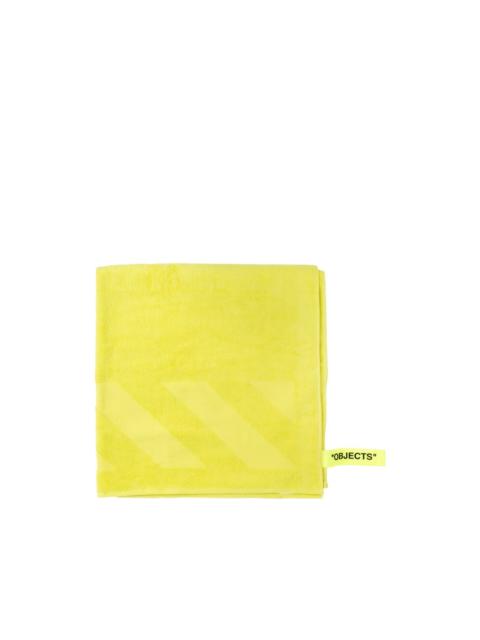 Off-White chevron objects beach towel