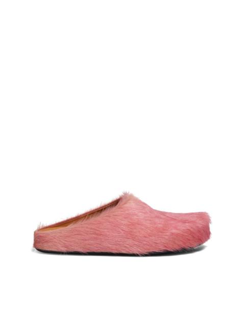 Marni round-toe leather sandals