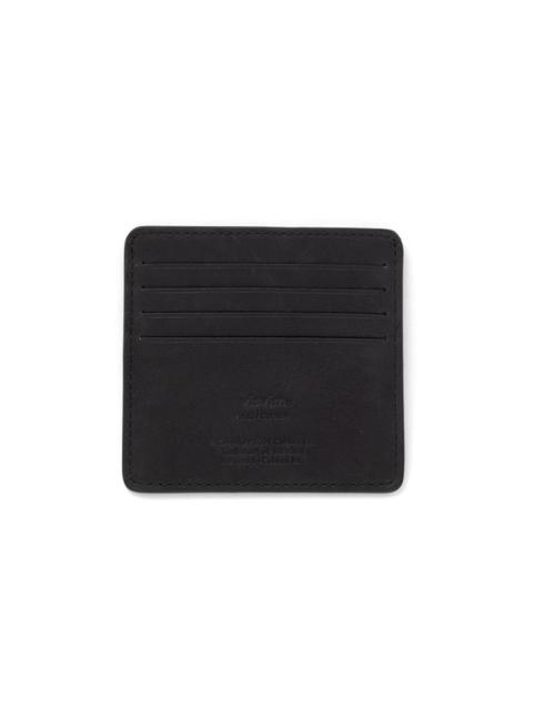 visvim LEATHER CARD CASE BLACK