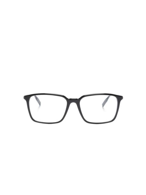 Montblanc logo-engraved square-frame glasses