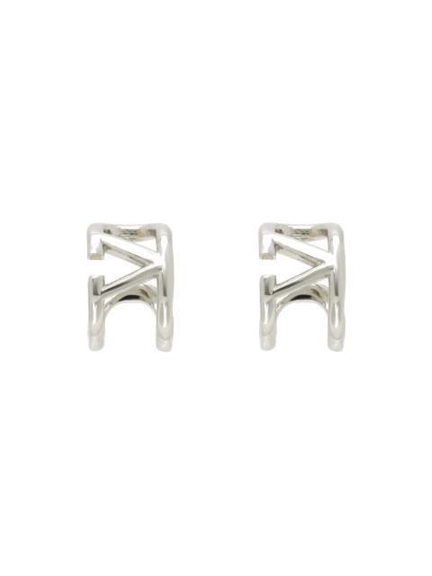 Silver Mini VLogo Signature Earrings