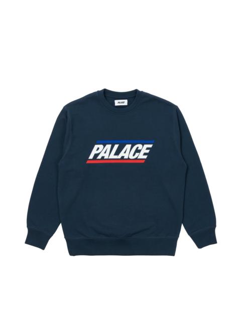 ウェア palace flag stripe crew PALACE FLAG STRIPE CREW NAVY | REVERSIBLE