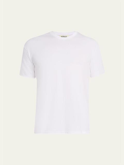 AURALEE Men's Short-Sleeve Cotton T-Shirt