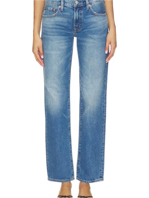 PISTOLA Issa Mid Rise Relaxed Straight Jeans