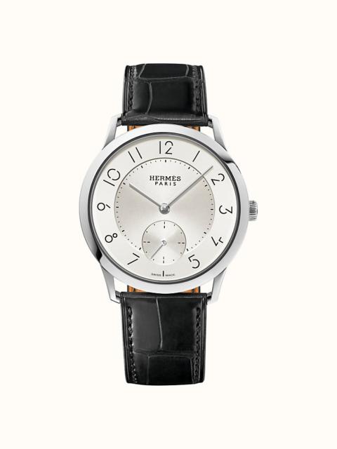 Hermès Slim d'Hermes watch, 39.5 mm