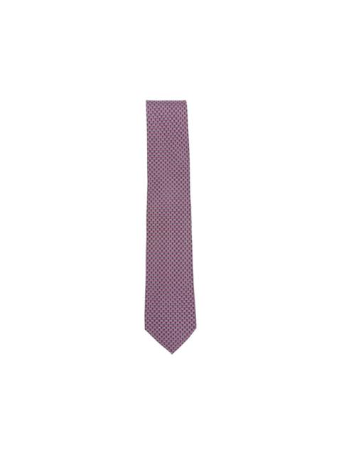 FERRAGAMO printed silk tie