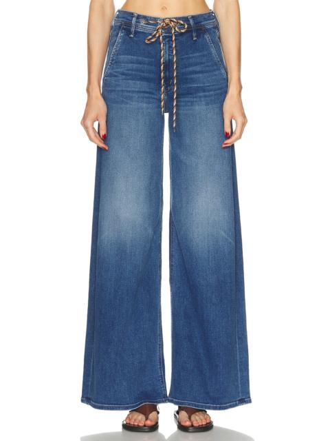 MOTHER The Drawn Undercover Prep Sneak Jeans