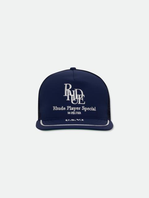 Rhude PLAYER SPECIAL TRUCKER HAT