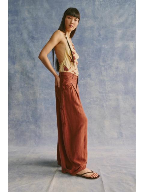 FREE PEOPLE About It Baggy Linen Trousers