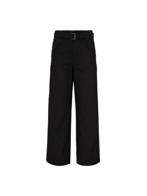sacai Cotton Nylon Oxford Pants