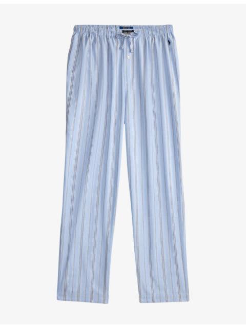 Polo Ralph Lauren Striped Logo-Embroidered Cotton Pyjama Bottoms